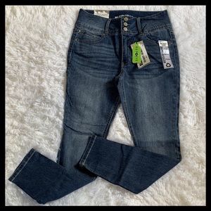 BLUESPICE HIGH WAIST WIDE BAND SKINNY JEANS NWT SIZE 11